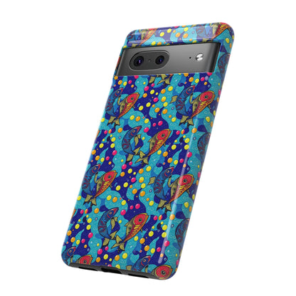 Tough Cases, Pisces, Zodiac v2, Bubble Pattern