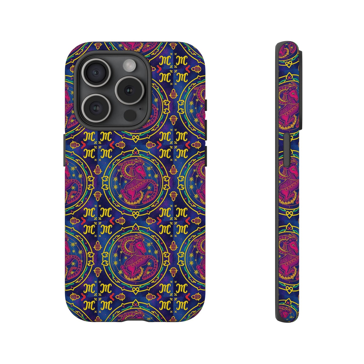 Tough Cases, Capricorn, Zodiac, Metal Pattern
