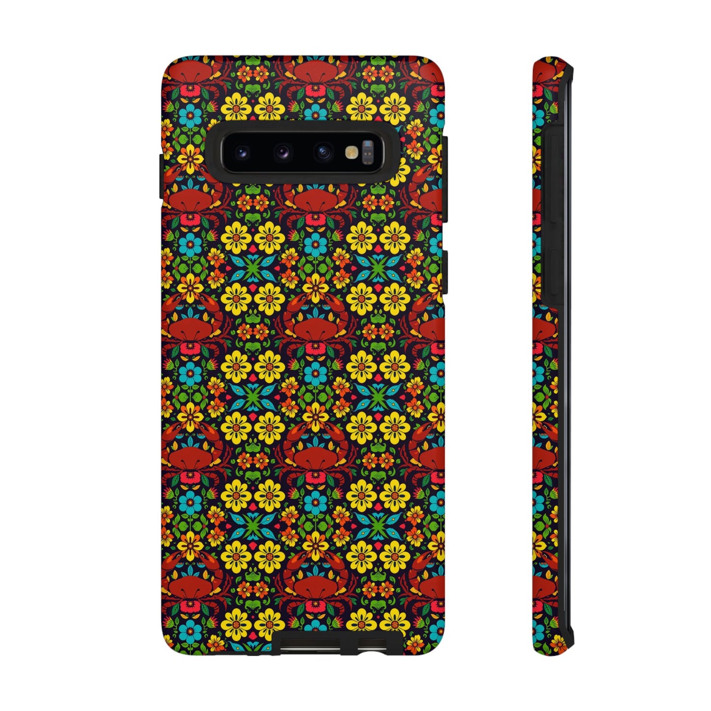 Tough Cases, Cancer, Zodiac v2, Flower Pattern