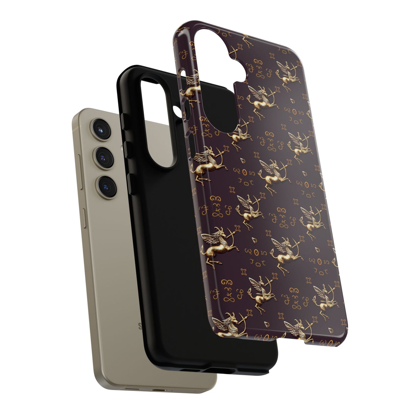 Tough Cases, Sagittarius, Zodiac v3, Metal Pattern
