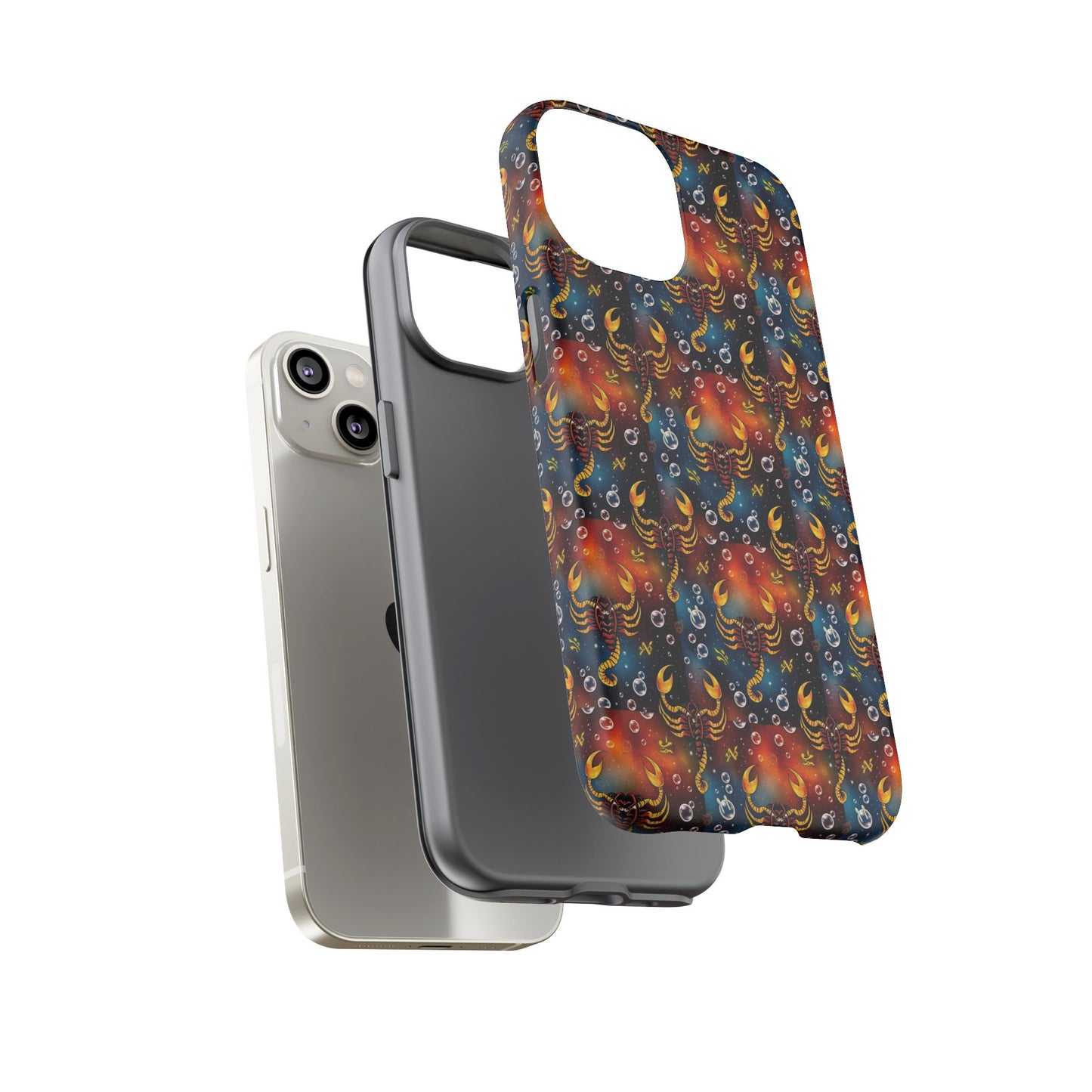 Tough Cases, Scorpio, Zodiac v2, Bubble Pattern