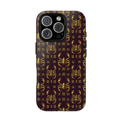 Tough Cases, Scorpio, Zodiac v2, Metal Pattern