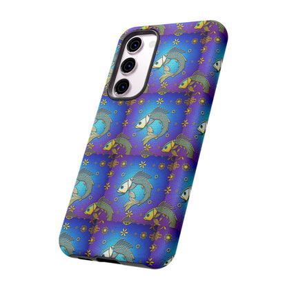 Tough Cases, Pisces, Zodiac v2, Metal Pattern