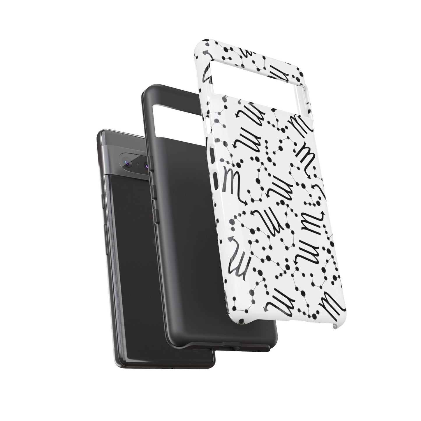 Tough Cases with the Scorpio Zodiac sign for iPhone, Samsung Galaxy, and Google Pixel devices