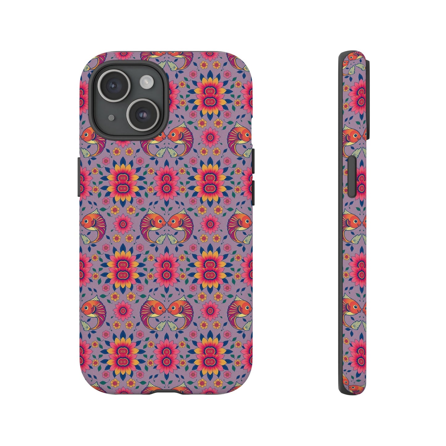 Tough Cases, Pisces, Zodiac v3, Flower Pattern