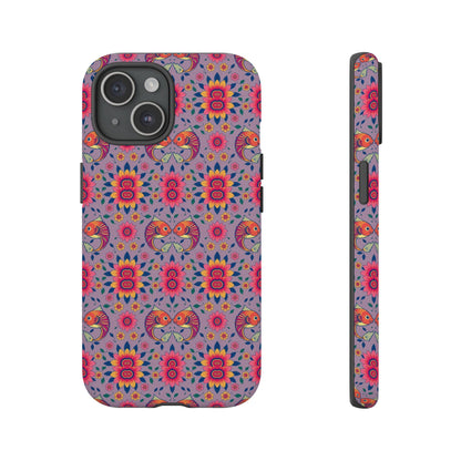 Tough Cases, Pisces, Zodiac v3, Flower Pattern