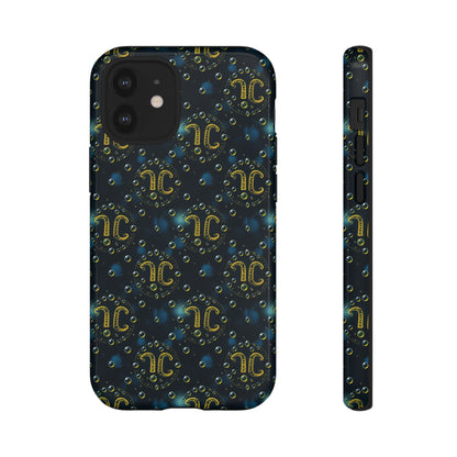 Tough Cases, Aquarius, Zodiac v2, Bubble Pattern