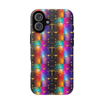 Tough Cases, Libra, Zodiac v1, Metal Pattern