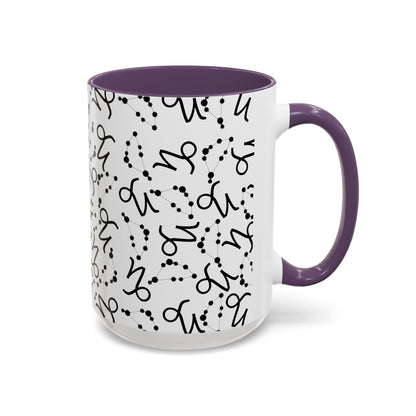 Accent Coffee Mug with the Capricorn sign (11, 15oz)