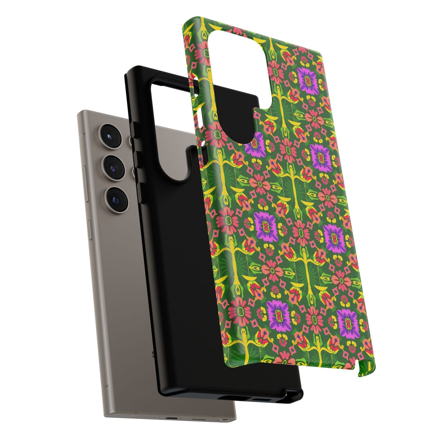 Tough Cases, Libra, Zodiac, Flower Pattern