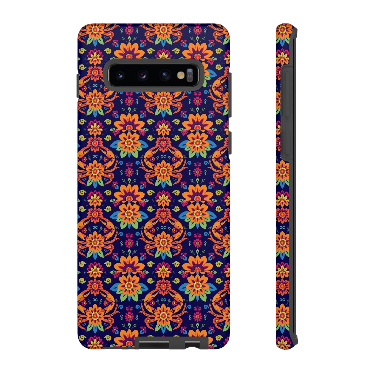 Tough Cases, Cancer, Zodiac, Flower Pattern