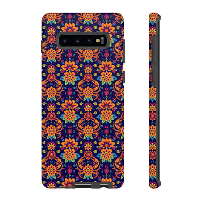 Tough Cases, Cancer, Zodiac, Flower Pattern
