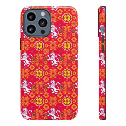 Tough Cases, Leo, Zodiac v4, Flower Pattern