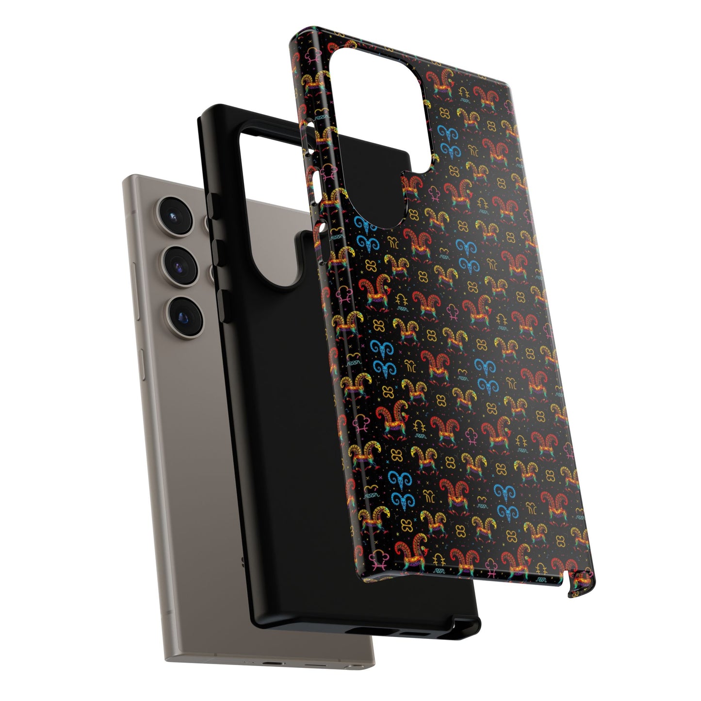 Tough Cases, Aries, Zodiac v1, Metal Pattern