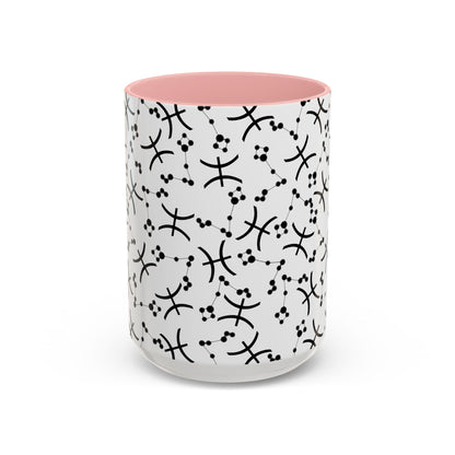 Accent Coffee Mug with the Pisces sign (11, 15oz)