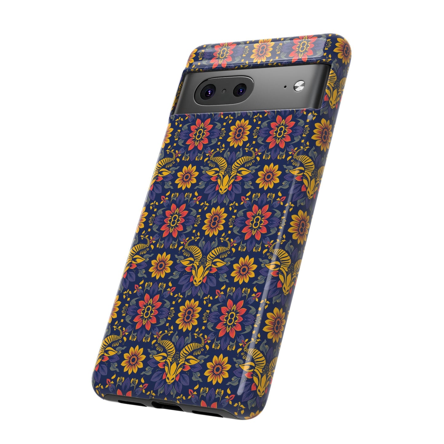 Tough Cases, Taurus, Zodiac v3, Flower Pattern
