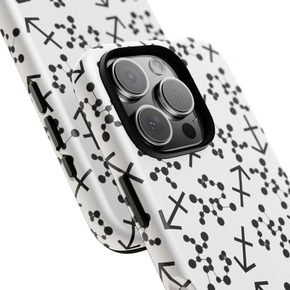 Tough Cases with the Sagittarius Zodiac sign for iPhone, Samsung Galaxy, and Google Pixel devices
