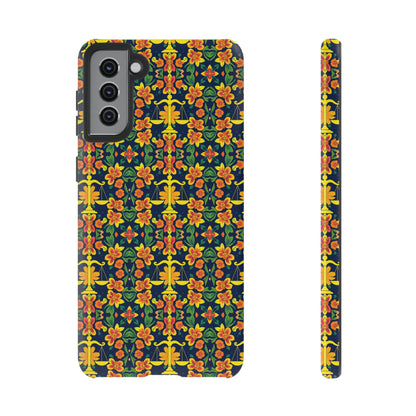 Tough Cases, Libra, Zodiac v3, Flower Pattern
