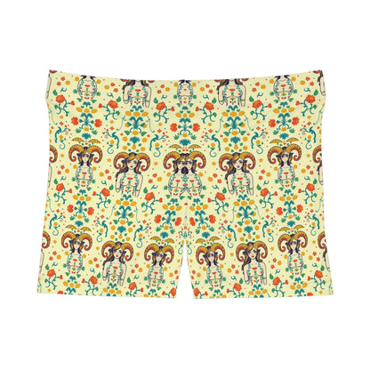 Women's Shorts, (AOP), Aries, Zodiac, Sexy Pattern