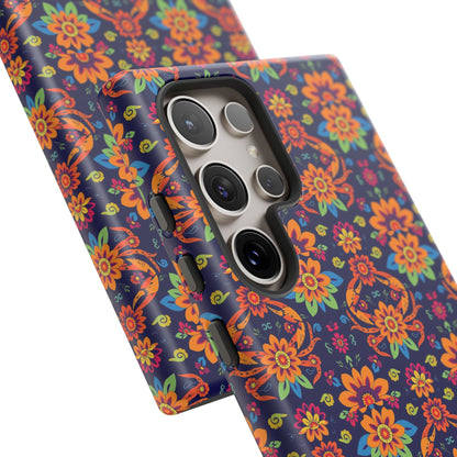 Tough Cases, Cancer, Zodiac, Flower Pattern