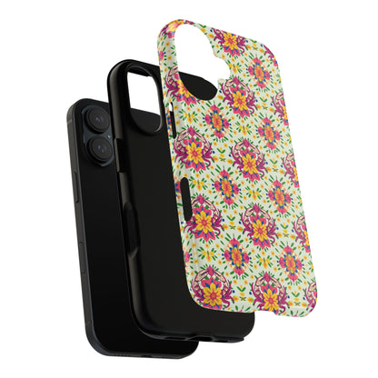 Tough Cases, Cancer, Zodiac v3, Flower Pattern