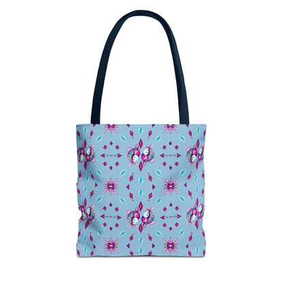 Tote Bag (AOP), Pisces, Zodiac v1, Jewel Pattern
