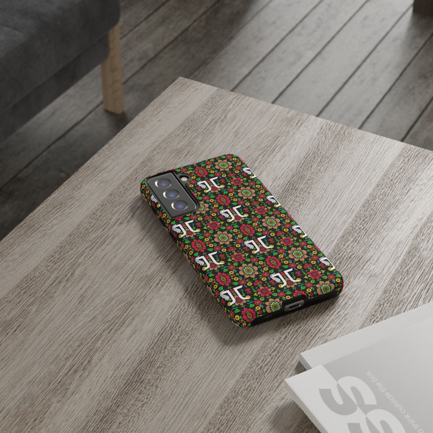 Tough Cases, Gemini, Zodiac v4, Flower Pattern