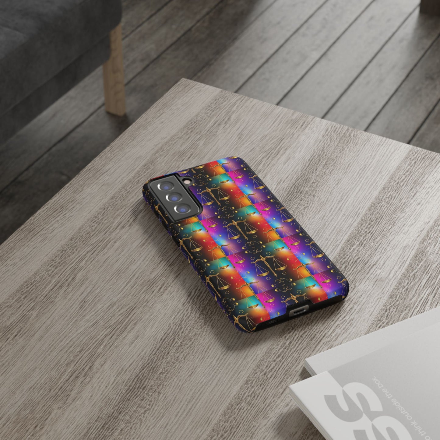 Tough Cases, Libra, Zodiac v1, Metal Pattern