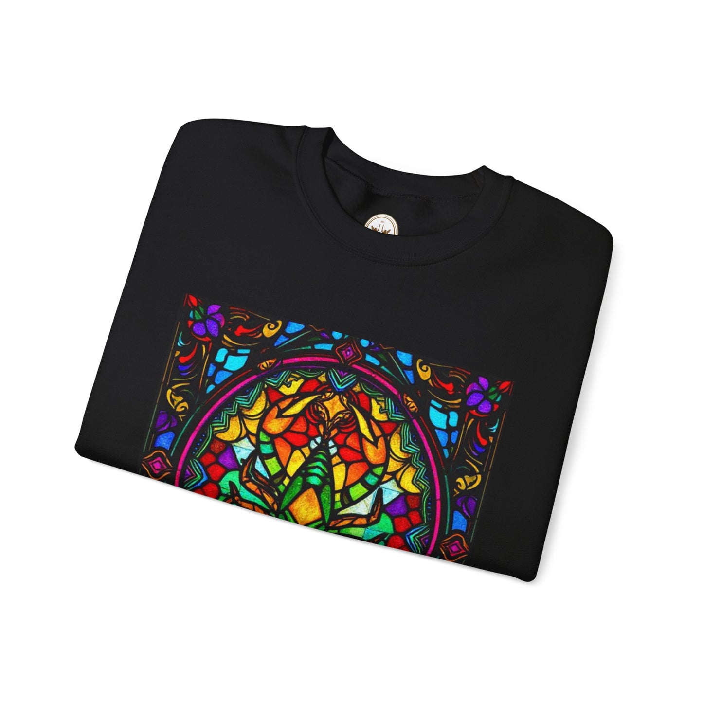 Unisex Heavy Blend™ Crewneck Sweatshirt, Glass 1, Scorpio Zodiac Design