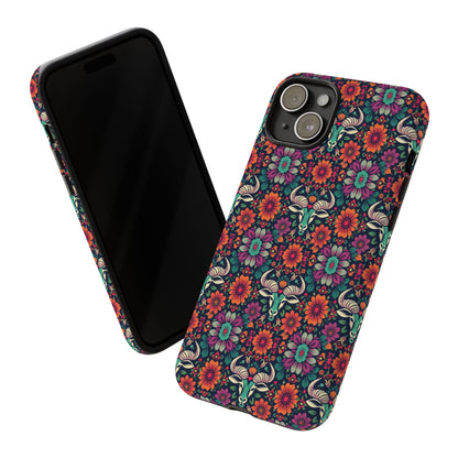 Tough Cases, Taurus, Zodiac v4, Flower Pattern