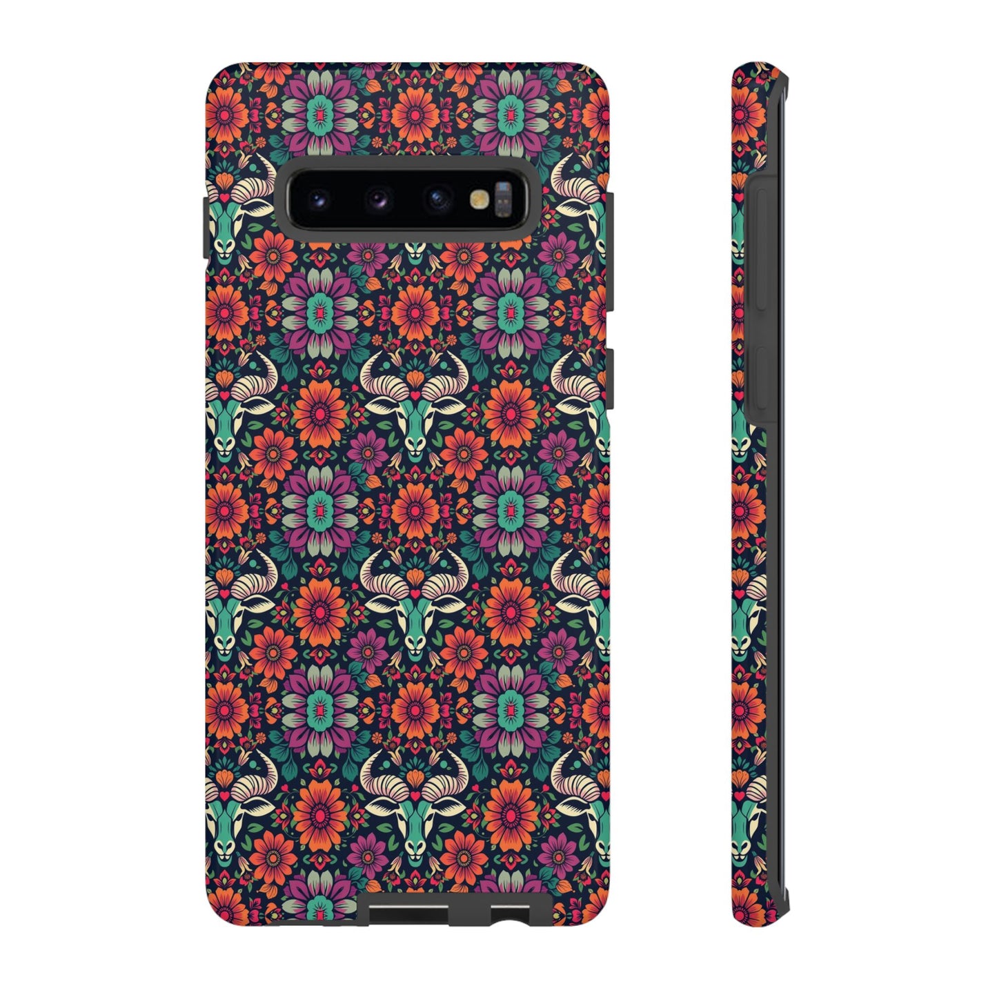Tough Cases, Taurus, Zodiac v4, Flower Pattern
