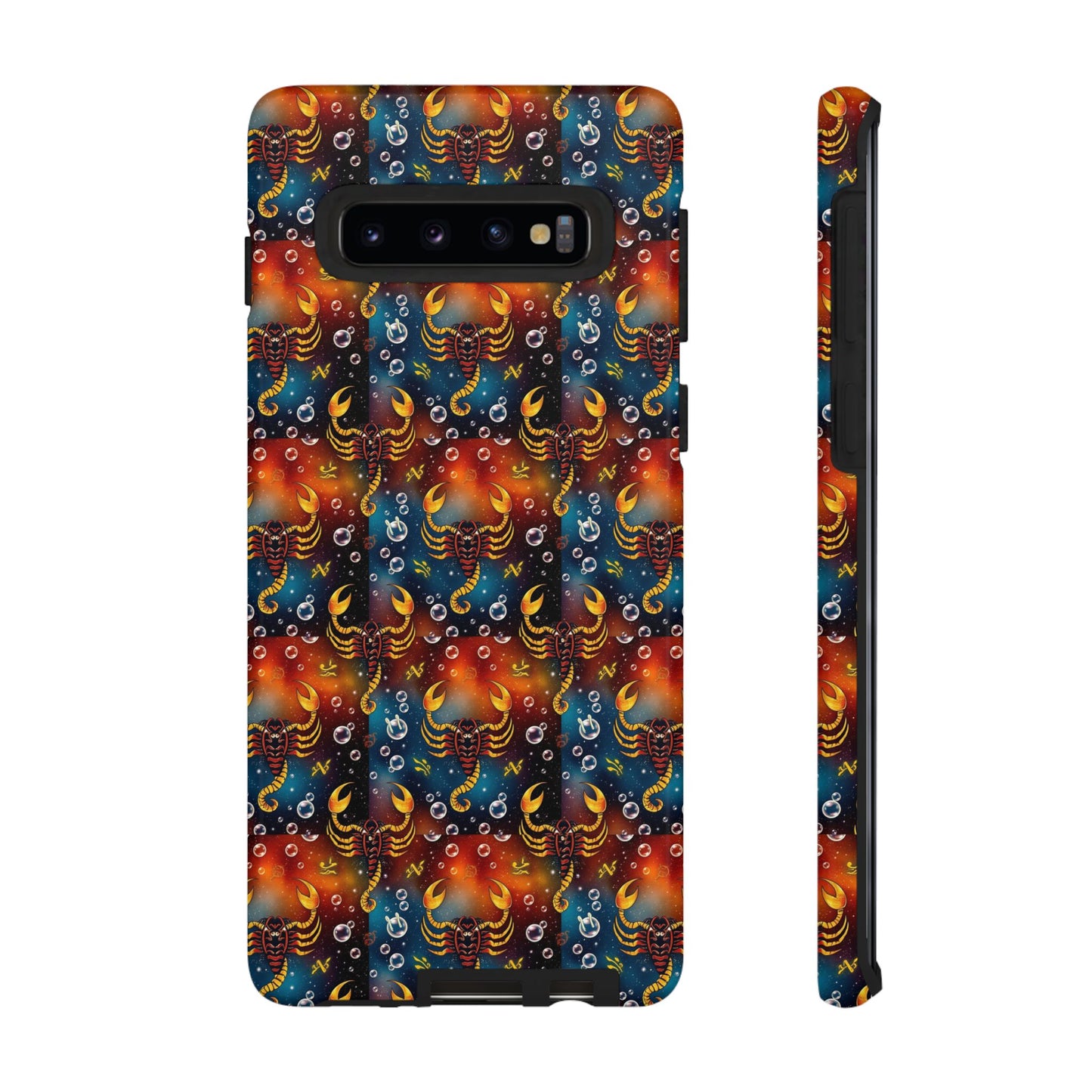 Tough Cases, Scorpio, Zodiac v2, Bubble Pattern