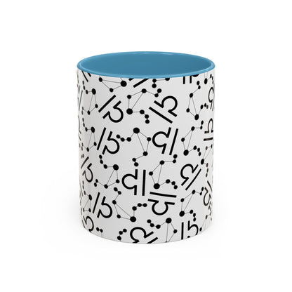 Accent Coffee Mug with the Libra sign (11, 15oz)