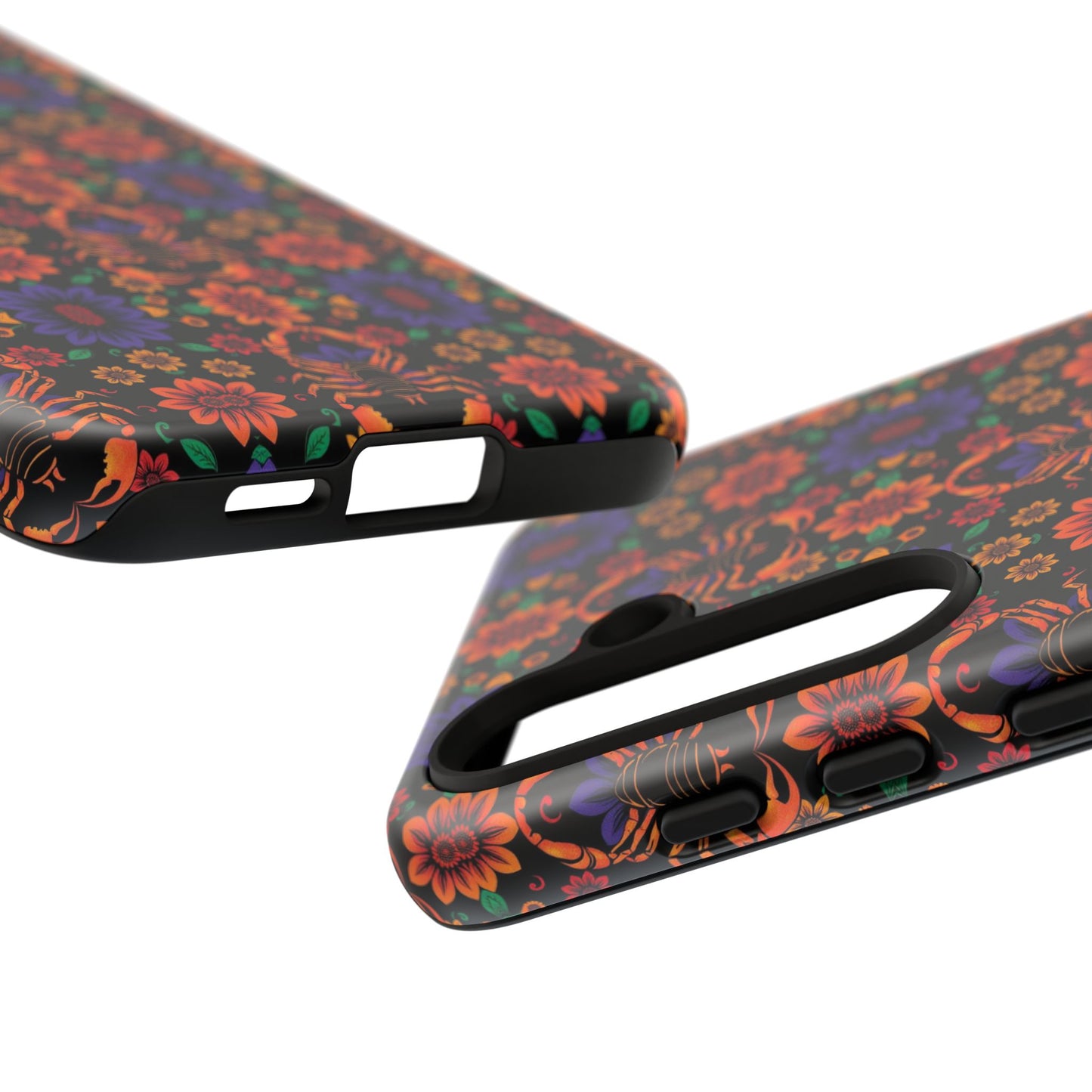 Tough Cases, Scorpio, Zodiac, Flower Pattern