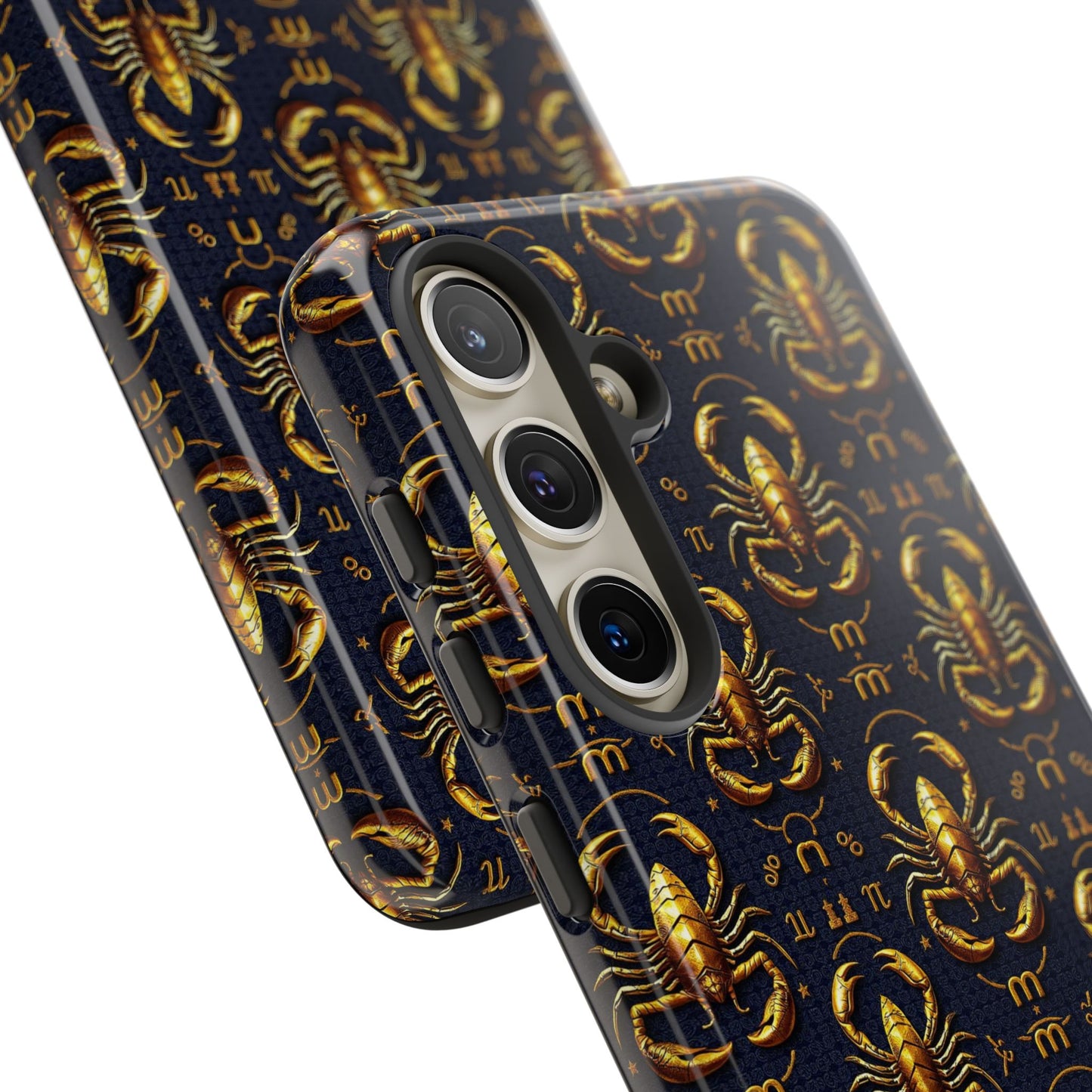 Tough Cases, Scorpio, Zodiac, Metal Pattern