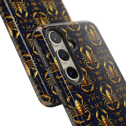 Tough Cases, Scorpio, Zodiac, Metal Pattern
