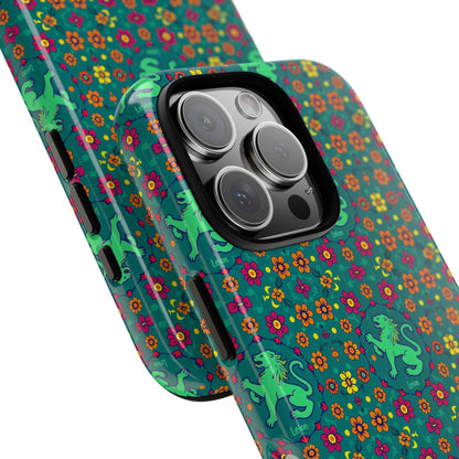 Tough Cases, Leo, Zodiac v3, Flower Pattern