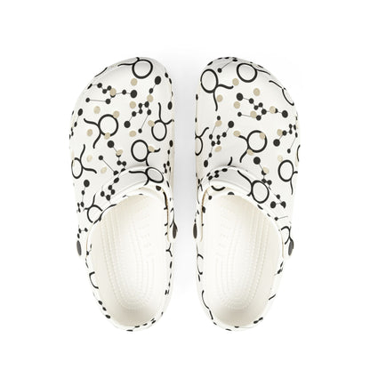 EVA Foam Rubber Shoes (AOP), Material 100% EVA, Taurus Zodiac Design