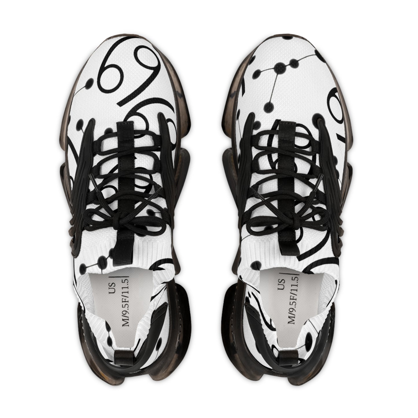 Men's Mesh Sneakers, Cancer Zodiac Sign, all over print