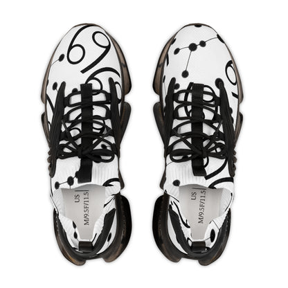 Men's Mesh Sneakers, Cancer Zodiac Sign, all over print