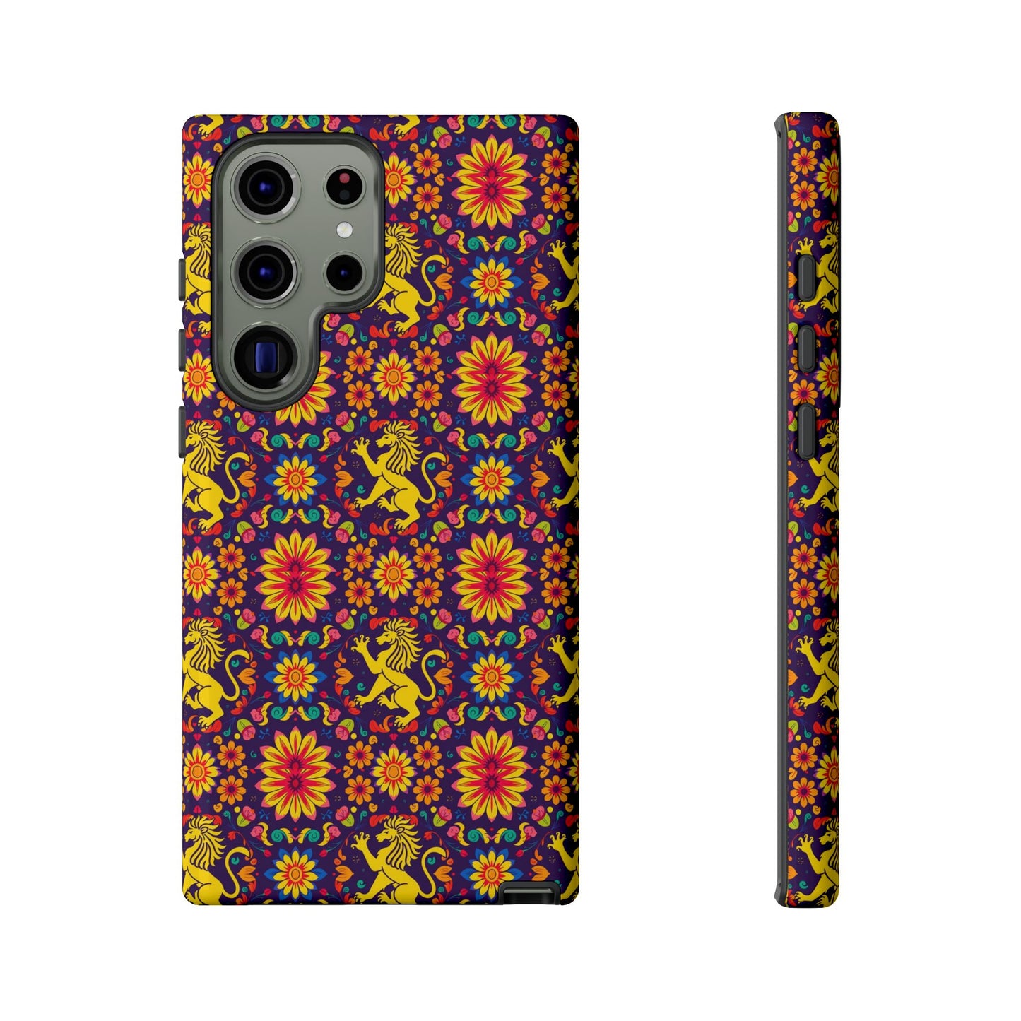 Tough Cases, Leo, Zodiac, Flower Pattern