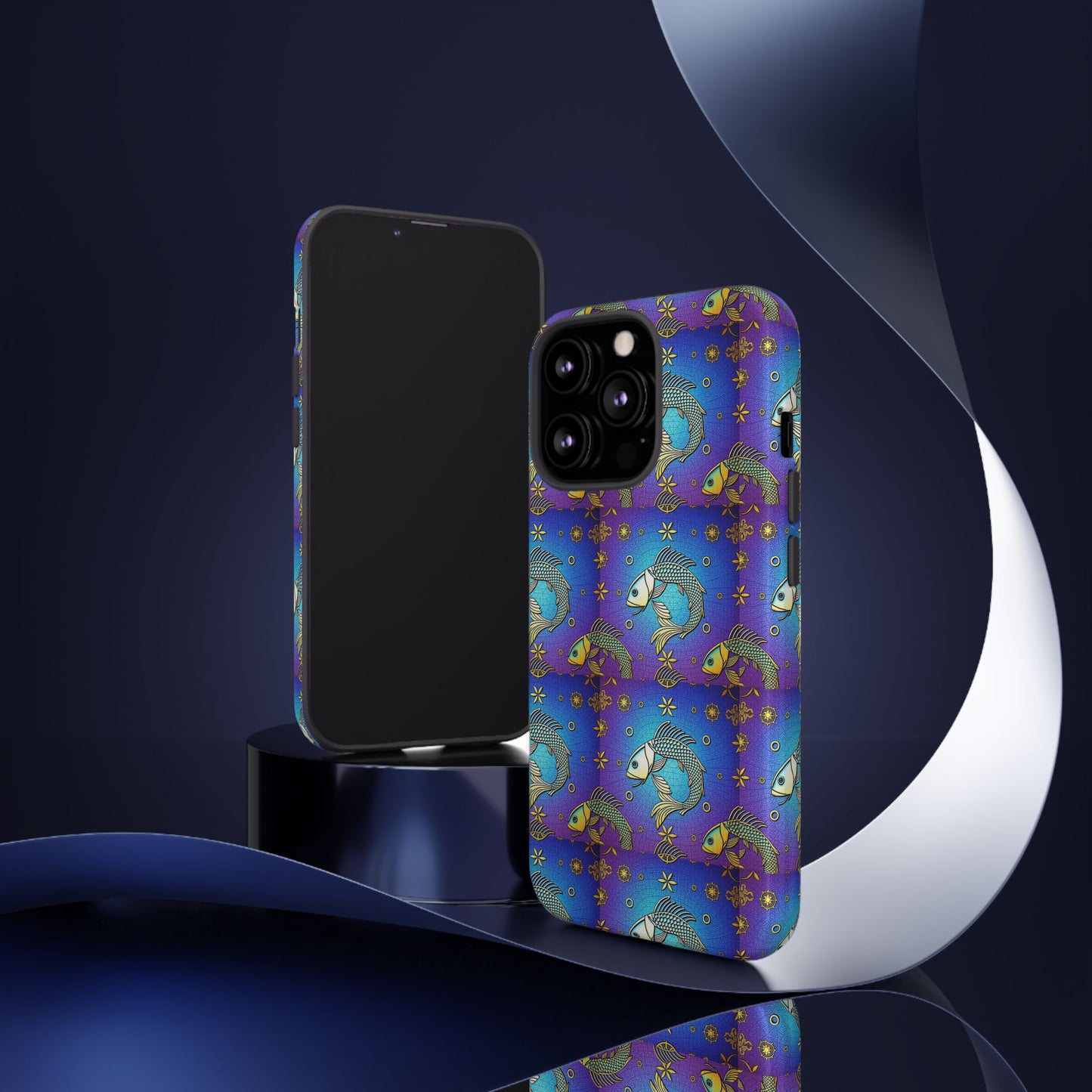 Tough Cases, Pisces, Zodiac v2, Metal Pattern