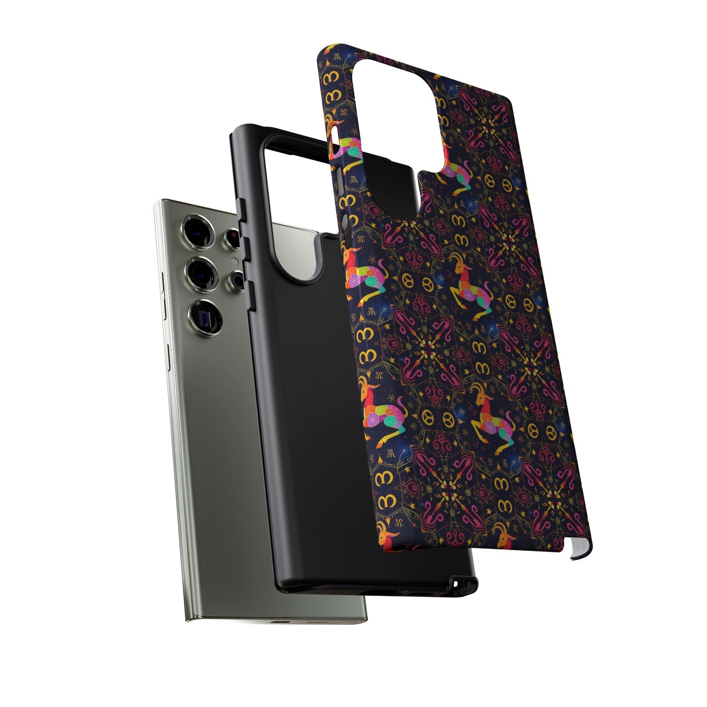 Tough Cases, Capricorn, Zodiac v2, Metal Pattern