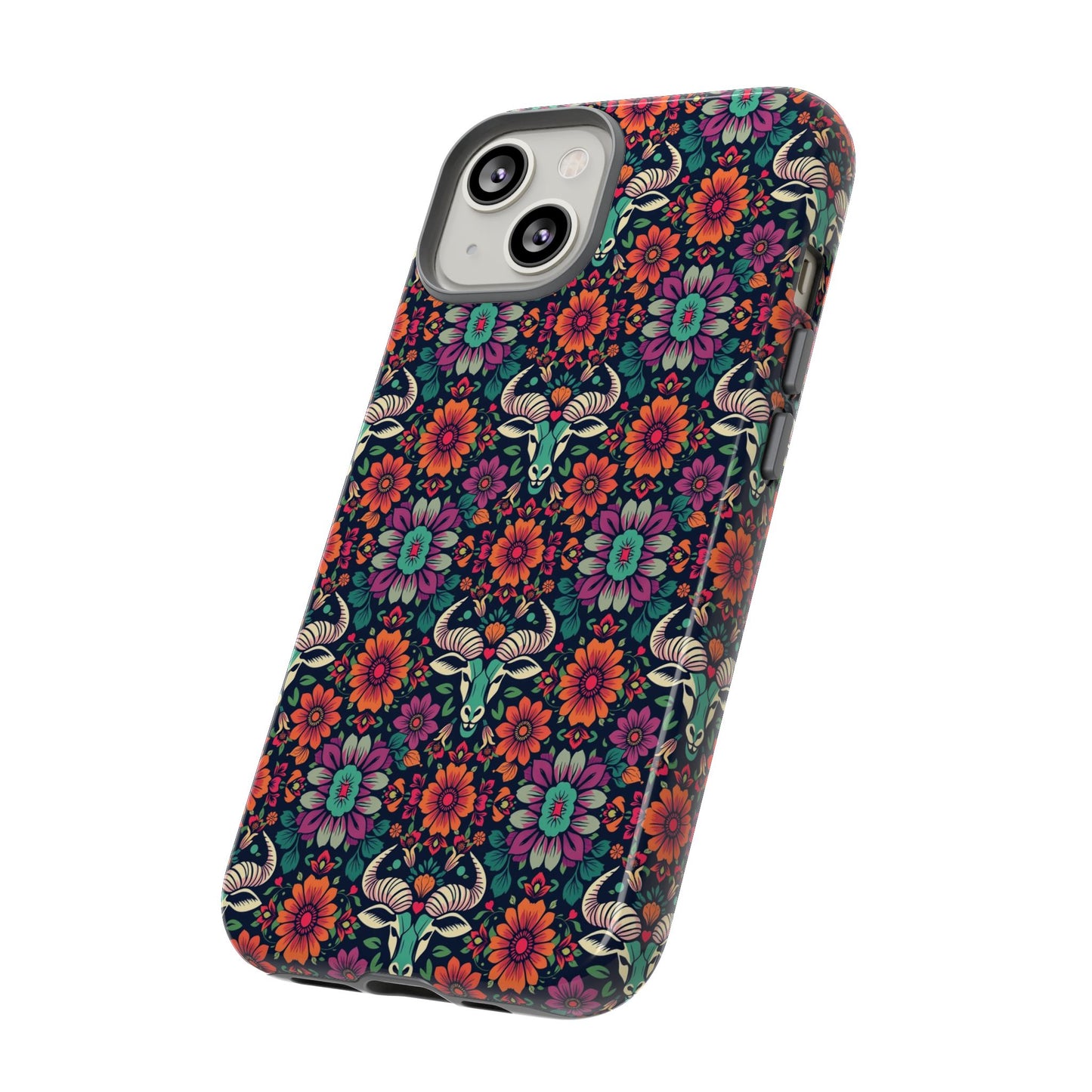 Tough Cases, Taurus, Zodiac v4, Flower Pattern