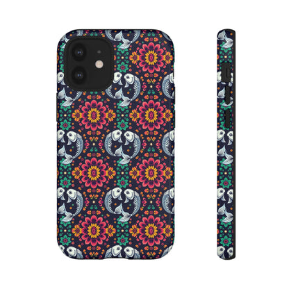 Tough Cases, Pisces, Zodiac v4, Flower Pattern