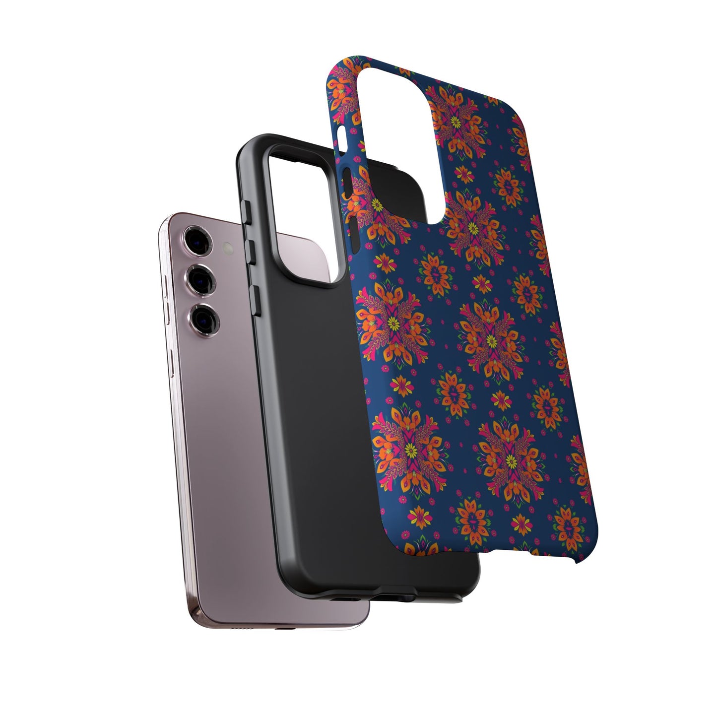 Tough Cases, Gemini, Zodiac v2, Flower Pattern