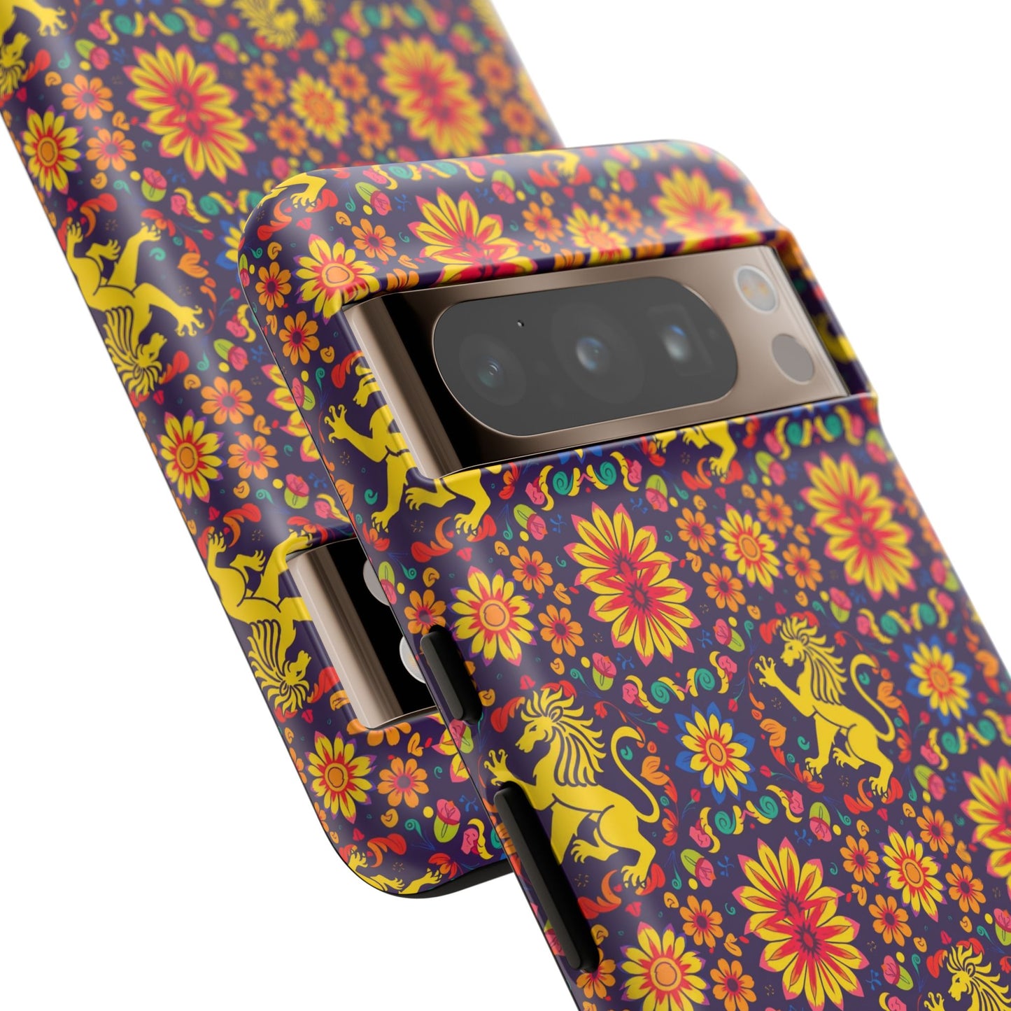 Tough Cases, Leo, Zodiac, Flower Pattern
