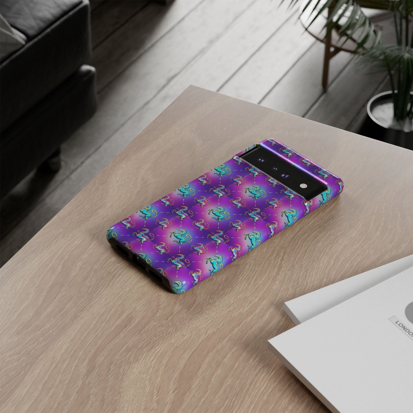 Tough Cases, Aquarius, Zodiac, Metal Pattern