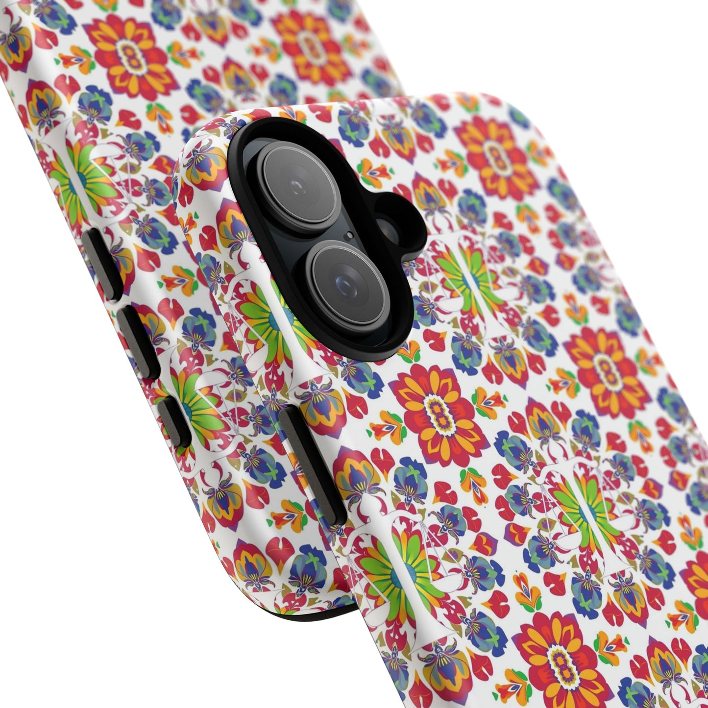 Tough Cases, Libra, Zodiac v1, Flower Pattern