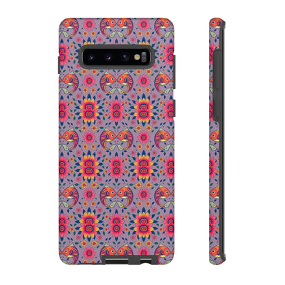 Tough Cases, Pisces, Zodiac v3, Flower Pattern